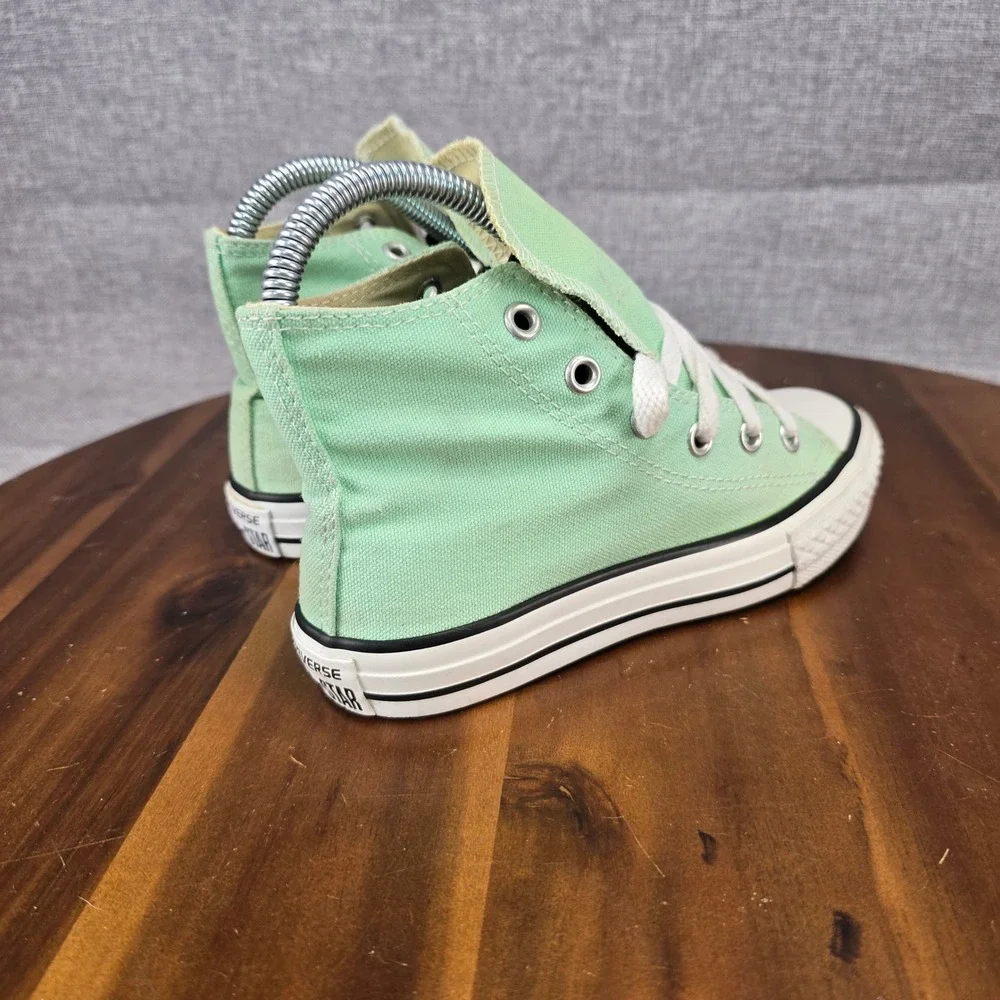 Converse Chuck Taylor All Star Kids Mint Green High Top Sneakers 342367F Size 13
